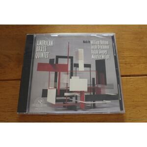 American Brass Quintet CD Bolcom Druckman Shapey Wright New World Records